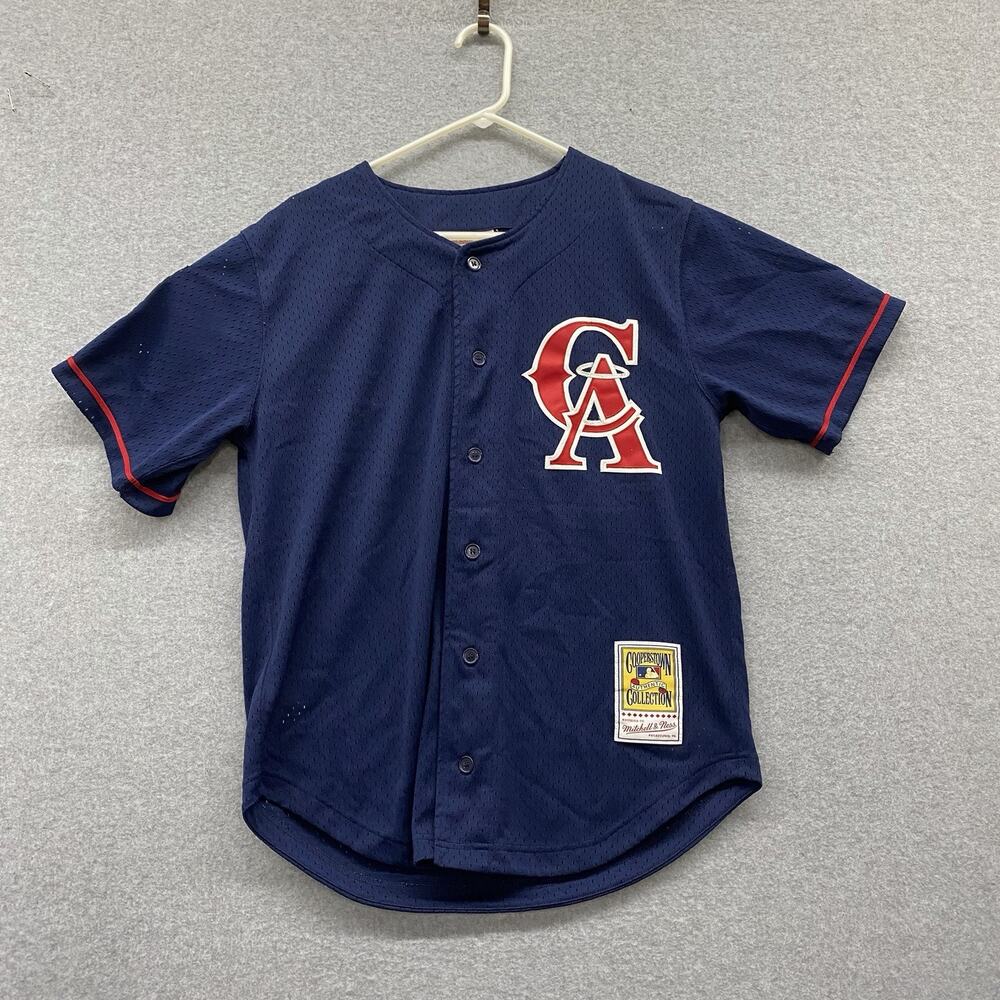 Bo Jackson California Angels Jersey Mitchell & Ness Cooperstown Collection M 40
